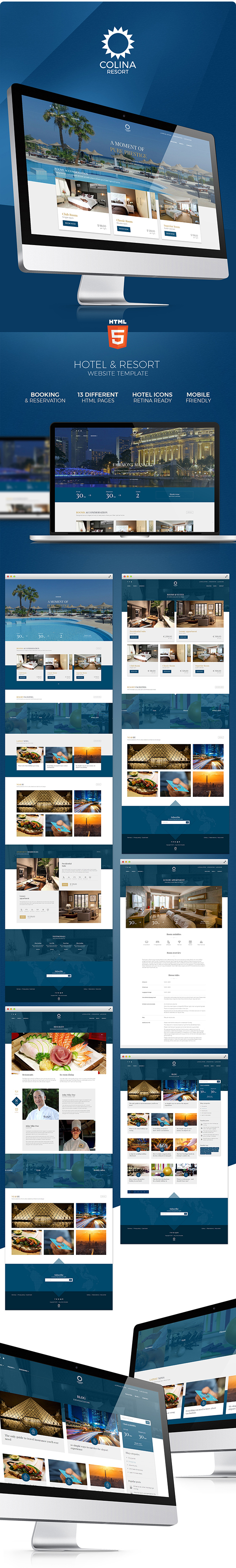 Colina - Hotel HTML Template