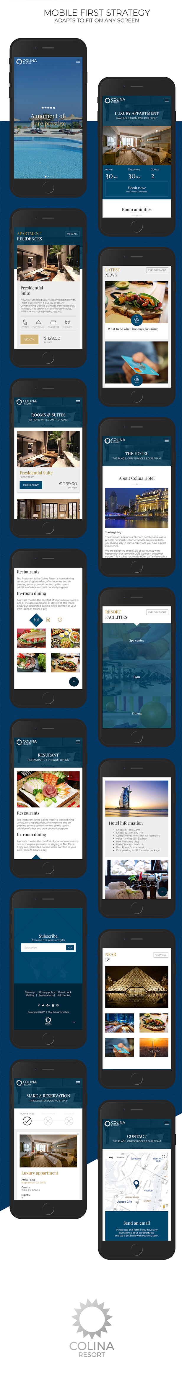 Colina - Hotel HTML Template